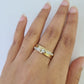 REAL 14k Diamond Ring Yellow Gold Ladies Men Trio SET Wedding Engagement Genuine