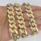 Real 10K Royal Monaco Chain Box Clasp 13mm Gold Necklace 10Kt 24" Genuine