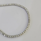 10K Sterling Silver Diamond Bracelet Women Ladies 7" REAL Genuine 925