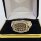 Real 10k Yellow Gold Diamond Mens Ring Band Wedding Casual Genuine Natural