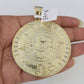 10K Miami Cuban Link Chain Mayan Calendar Pendent Charm 6mm 20"-30" Inch