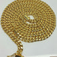 14k Yellow Gold 8mm Miami Cuban Link Chain Necklace 18"-28" Inch Real 14KT Men's