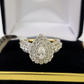 Real 10k Yellow Gold Diamond Ladies Ring Women Engagement Wedding Genuine