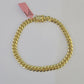 14K Solid Miami Cuban Bracelet Yellow Gold Box Clasp 8" Inch 6mm Link