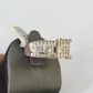 REAL 14k White Gold Diamond Ring Size 10 Wedding Casual Ring Mens Genuine