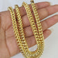 Real 10k Franco Chain Yellow gold 5mm 24inch Necklace lobster lock 10kt