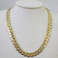 Real 10K Royal Monaco Chain Box Clasp 9mm Gold Necklace 10Kt 24" Genuine