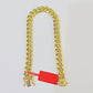 Real 10k Gold Bracelet 8mm Miami Cuban Link 8" Box Lock 10kt Yellow Gold