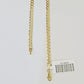 10k Gold Cuban Curb Link chain 4mm 24 Inch Real Yellow Gold Real Genuine