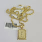 10k Gold Initial H Charm Rope Chain 16"-26" 2.5mm SET Necklace Alphabet Pendant