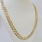 14k Yellow Gold chain Solid Necklace Cuban Curb Link REAL 8mm 20" - 30 Inch Mens