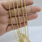 18k Yellow Gold Rope Chain 2mm 16"-24" Inch Real Gold 18kt All Sizes