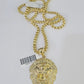 10k Gold Byzantine Necklace Lion Charm 18-26 inches 3mm REAL Yellow SET Chain