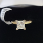 Real 14k Yellow Gold Diamond Ladies Ring Lab Created Women Engagement Wedding