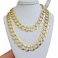 10k Yellow Gold chain Solid Necklace Cuban Curb Link REAL 12mm 20 - 30 Inch Mens