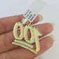 10k Milano Rope Chain 100 Sign Charm Necklace SET 3mm 18" 20" 22" 24"