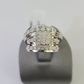 REAL 14k Diamond Ring White Gold Ladies Men Trio SET Wedding Engagement Genuine