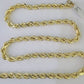 Real 10k Rope Chain Yellow Gold Necklace 8mm 18-28 Inch Mens 10kt