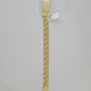 10k Solid Yellow Gold Chino ID Bracelet Size 8" 9mm Inches Box Lock Real 10kt