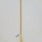 10k Yellow Gold Chino ID Bracelet Size 8" 6mm Inches Box Lock Real 10kt