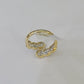 Real 10k Yellow Gold Diamond Ladies Ring Women Casual Engagement Wedding