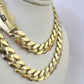 Real 10k Royal Monaco Chain 11mm 18-26 inches Necklace Yellow Gold Box Clasp