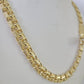 Real 10k Gold Chino ID Chain 9mm 24Inch Yellow Necklace Real gold