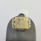 Real 10k Initial F Casual Ring Alphabet Yellow Gold 10kt Genuine