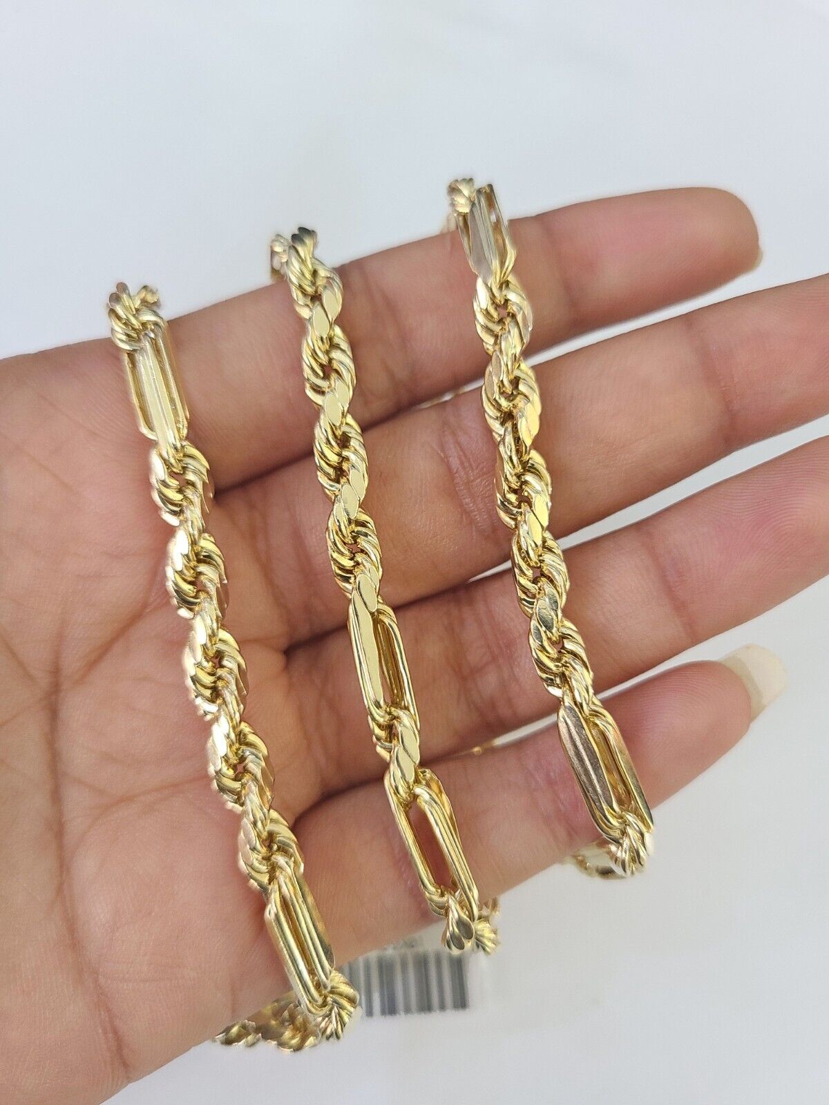 Real 10k Milano Rope Chain Necklace Yellow Gold 5mm 20" 22" 24" 26" 28" Genuine