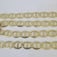 Real 10k Solid Mariner Anchor Link Chain Yellow Gold 11mm Necklace 22" Inch