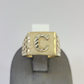 Real 10k Initial C Casual Ring Alphabet Yellow Gold 10kt Genuine