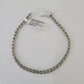 10K White Gold Diamond Bracelet Women Ladies 7" REAL Genuine Gold