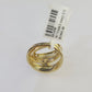 REAL 10k Diamond Ring Yellow Gold Ladies Men Trio SET Wedding Engagement Genuine