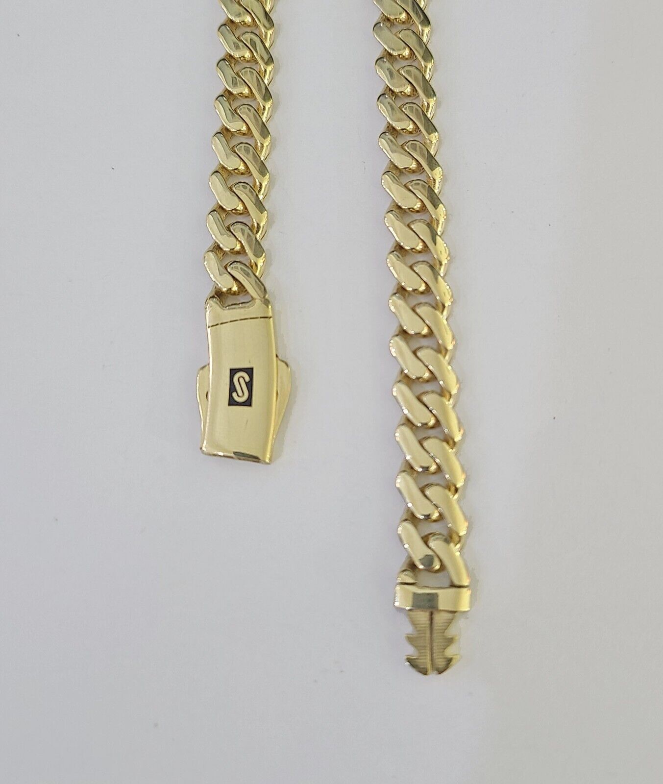 Real 10k Royal Monaco Chain 7mm 18-26 inches Necklace Yellow Gold Box Clasp