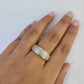 REAL 14k Diamond Ring Yellow Gold Ladies Men Trio SET Wedding Engagement Genuine