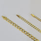 10k Gold Solid Cuban Curb Necklace Chain 3mm 4mm 5mm 18-28 Inches 10kt Yellow