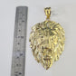 10k Gold Byzantine Necklace Lion Charm 20-30 inches 9mm REAL Yellow SET Chain