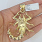 10K Scorpion Charm Pendant Zodiac Sign Yellow Gold 2.5" Real 10k Real Genuine