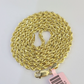 14k Solid Rope Chain Necklace 3mm 18"-28" Inch Yellow Gold Men Women 14Kt