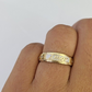 Solid 14k Gold Ring Set Trio Wedding Band Amor REAL His Her Set Casual Wedding