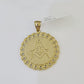 10k Yellow Gold Rope Chain Masonic Charm Set 4mm 18"-26"Inch Necklace