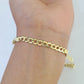 REAL 10K Gold ID Bracelet Kids Baby Cuban Curb Link Unisex