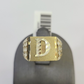 Real 10k Initial D Casual Ring Alphabet Yellow Gold 10kt Genuine