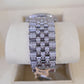 ROLEX Mens Datejust Rainbow Dial Iced Out Fully Load Genuine Diamonds 36mm Watch