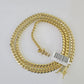 10k Miami Cuban Link Chain Necklace Solid Yellow Gold 6mm 18-26 Inches Real