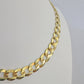 14k Cuban Curb Link Chain Solid Yellow Gold Necklace 11mm 20"-30" Inch Real