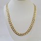 14k Yellow Gold chain Solid Necklace Cuban Curb Link REAL 8mm 20" - 30 Inch Mens