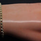 REAL 10k Yellow Gold Byzantine Bracelet Men Women 7.5" Inch