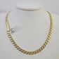 Real 10k Royal Monaco Chain 6mm 24 inches Yellow Gold Necklace Men Women