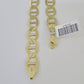 Real 10k Solid Mariner Anchor Link Chain Yellow Gold 11mm Necklace 22" Inch